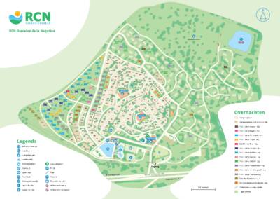 Park map RCN Domaine de la Noguière