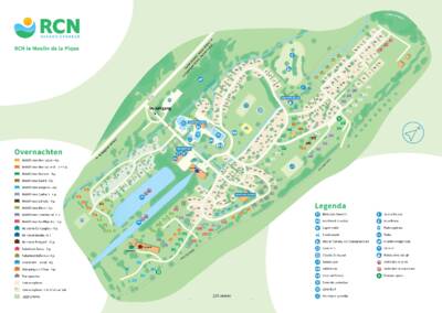 Park map RCN Le Moulin de la Pique