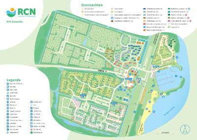 Park map RCN Zeewolde