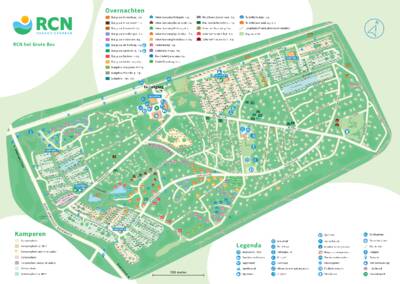 Park map RCN het Grote Bos