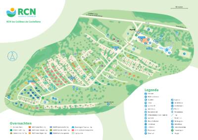 Park map RCN les Collines de Castellane