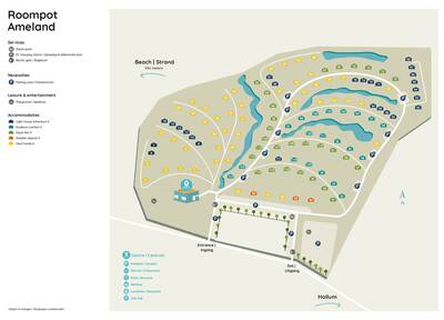 Park map Roompot Ameland