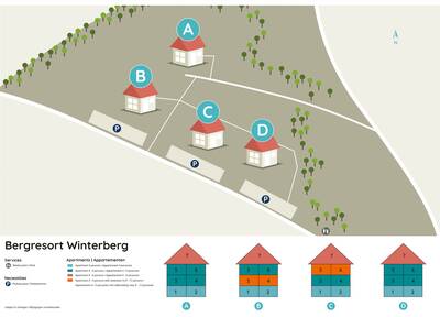 Park map Roompot Bergresort Winterberg