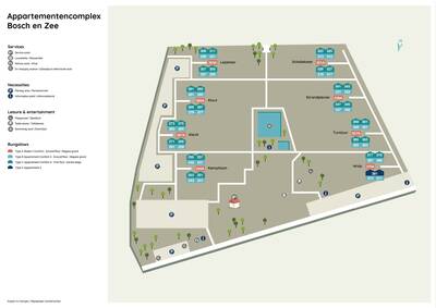 Park map Roompot Bosch en Zee