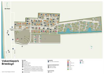 Park map Roompot Breeduyn Village