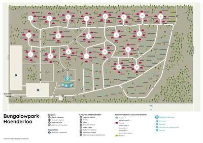 Park map Roompot Bungalowpark Hoenderloo