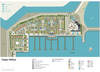 Park map Roompot Cape Helius