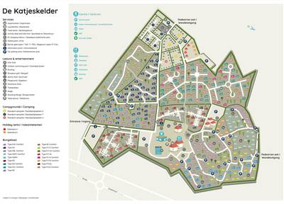 Park map Roompot De Katjeskelder