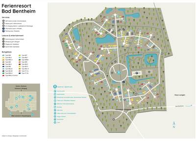 Park map Roompot Ferienresort Bad Bentheim