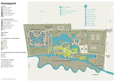 Park map Roompot Hunzepark