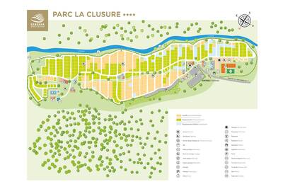 Park map Roompot Parc la Clusure