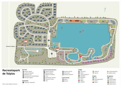 Park map Roompot Recreatiepark de Tolplas