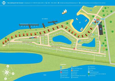 Park map Topparken Recreatiepark het Esmeer