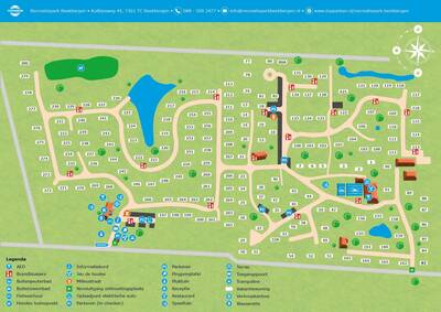 Park map Topparken Recreation park Beekbergen