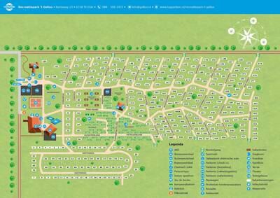 Park map Topparken Recreation park 't Gelloo