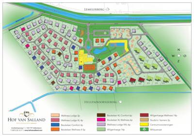 Park map Villapark Hof van Salland