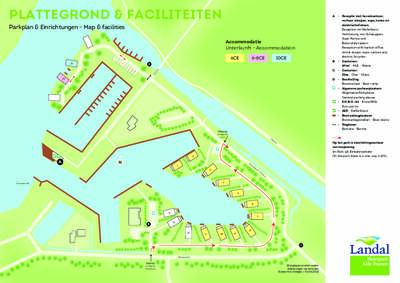 park map Waterpark de Alde Feanen