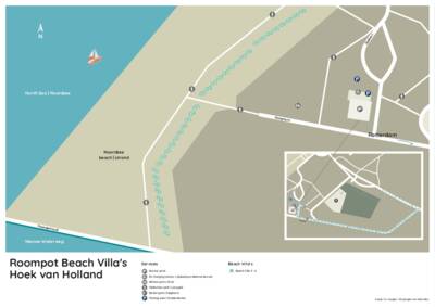 Park map Beach Villa’s Hoek van Holland