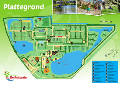 Park map Camping De Rotonde