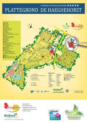 Park map Camping Haeghehorst