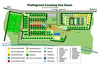 Park map Camping Oos Heem