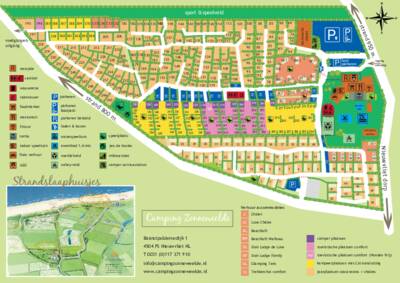 Park map Camping Zonneweelde