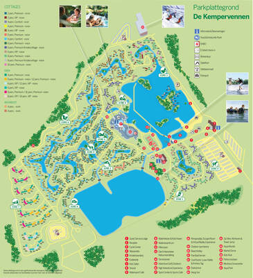 Park map centerparcs De Kempervennen