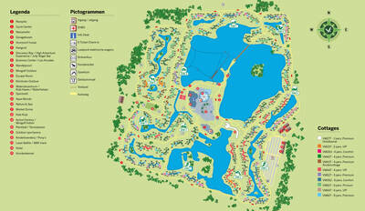 Park map centerparcs De Vossemeren