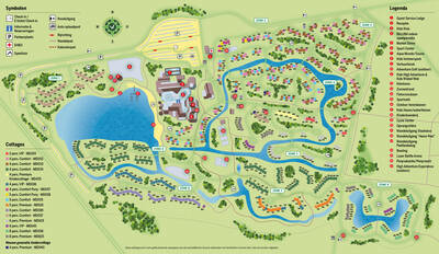 Park map centerparcs Het Meerdal