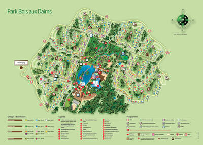 Park map centerparcs Le Bois aux Daims