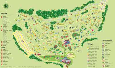 Park map centerparcs Les Ardennes