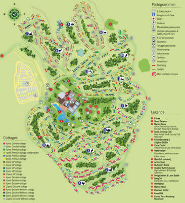 Park map centerparcs Park Allgäu