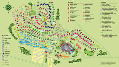 Park map centerparcs Park Hochsauerland