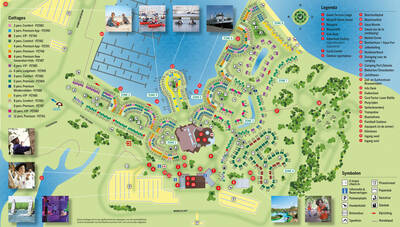 Park map centerparcs Port Zélande