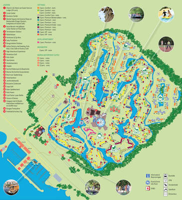 Park map Centerparcs de Eemhof