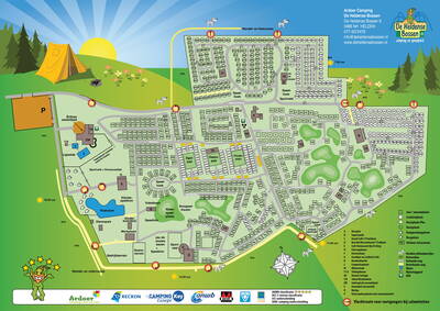 Park map De Heldense Bossen