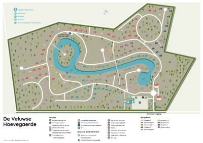 Park map De Veluwse Hoevegaerde