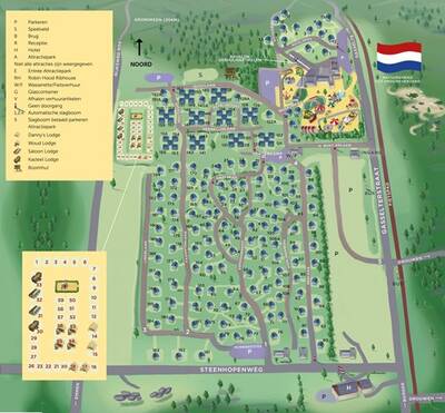 Park map Drouwenerzand