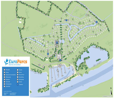 Park map EuroParcs Marina Strandbad