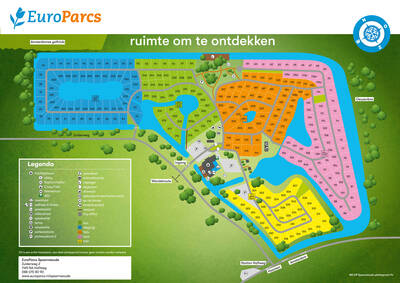 Park map EuroParcs Spaarnwoude