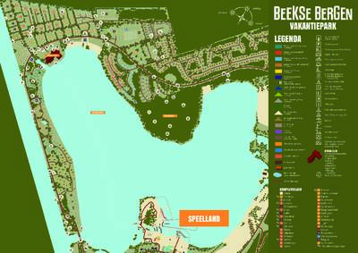 Plattegrond Lake Resort Beekse Bergen