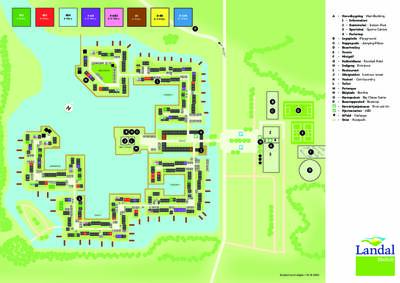 Park map Landal Ebeltoft