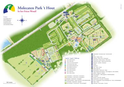 Park map Molecaten Park ’t Hout