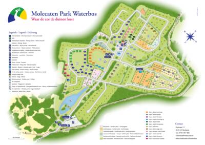 Park map Molecaten Waterbos