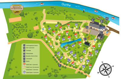 Park map Moulin de Hotton