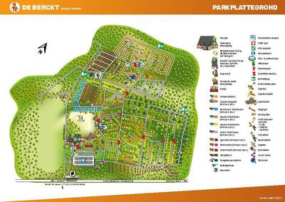 Park map oostappen de Berckt