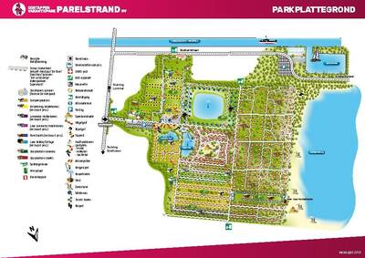 Park map Oostappen Parelstrand