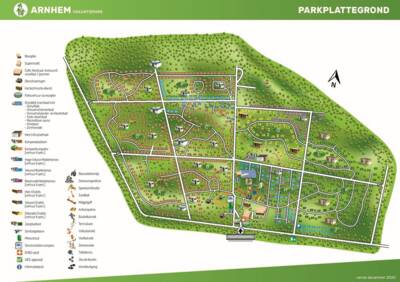 Park map Oostappen vakantiepark Arnhem