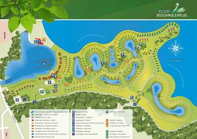Park map Resort Boschmolenplas