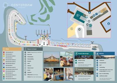 Park map Resort Waterrijk Oesterdam